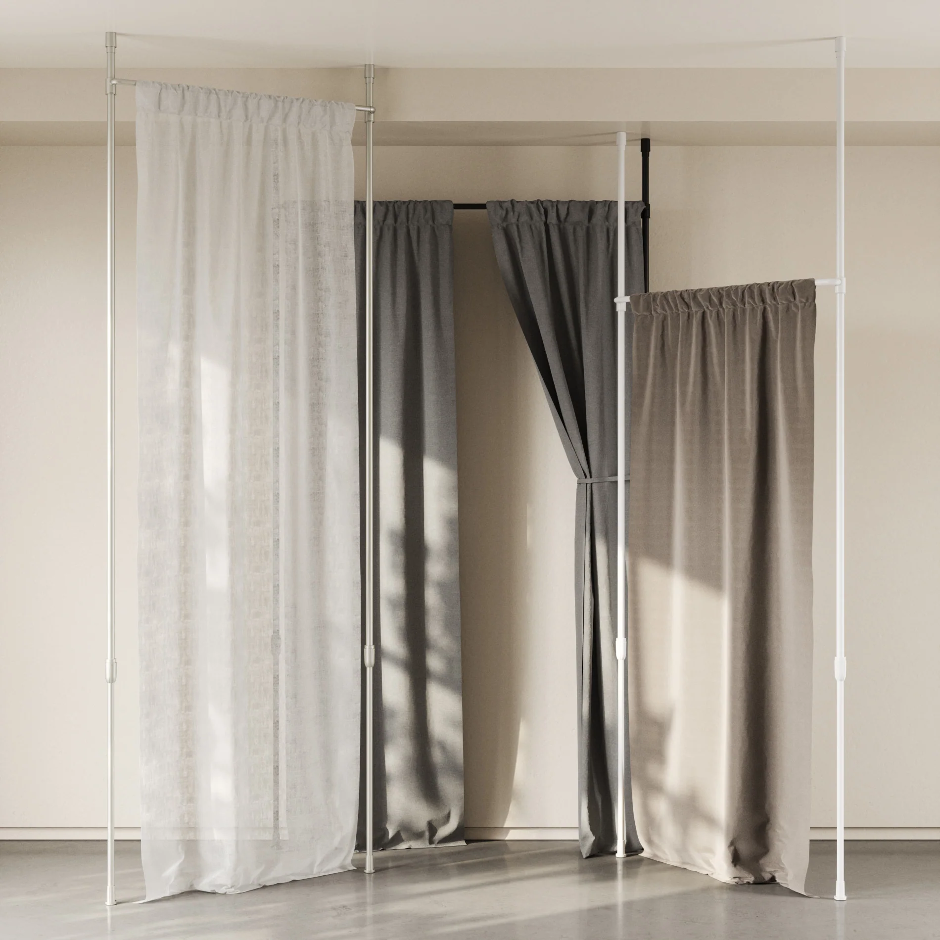 Anywhere Curtain Rod & Room Divider - Image 12