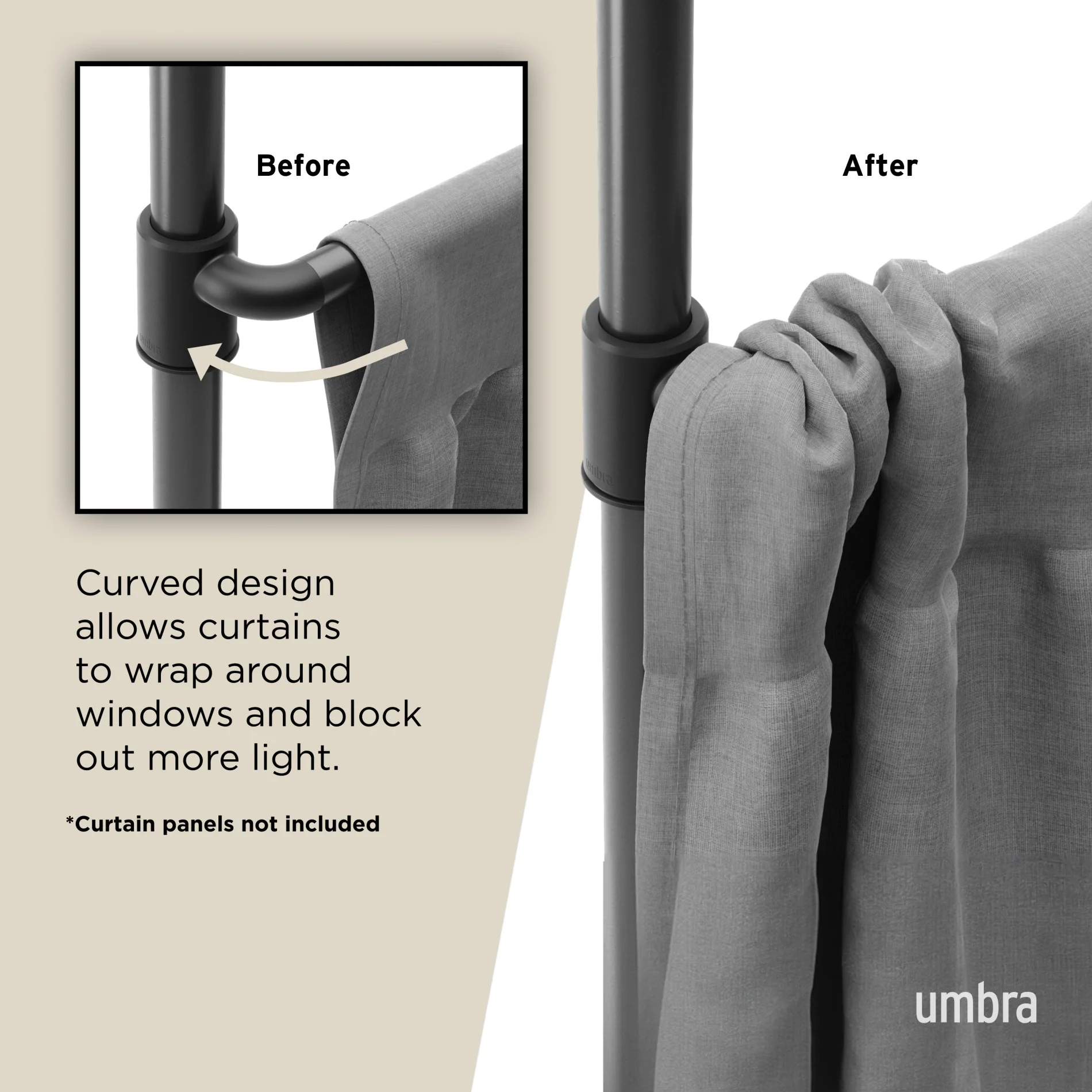 Anywhere Curtain Rod & Room Divider - Image 6