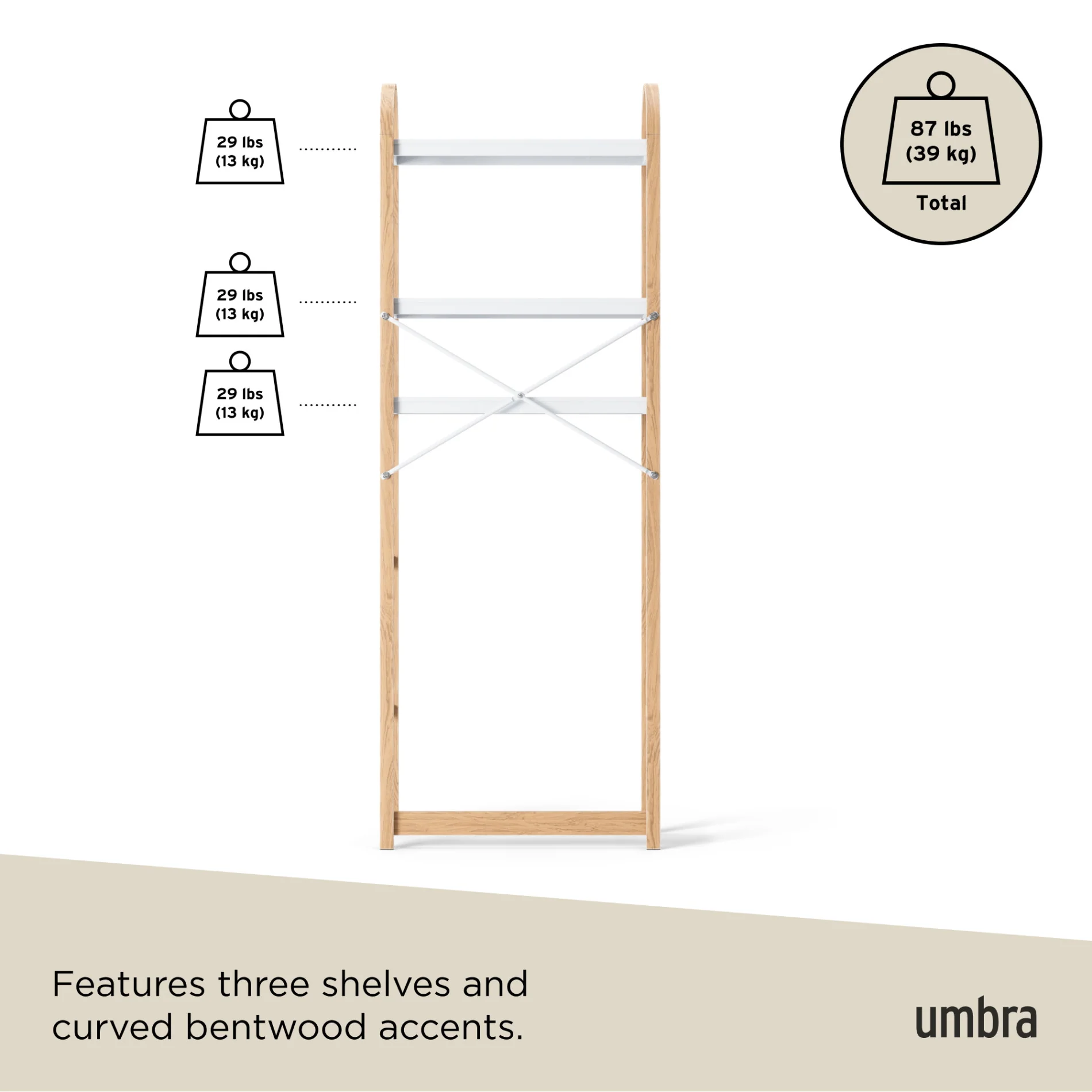 Bellwood Over the Toilet Shelf - Image 15