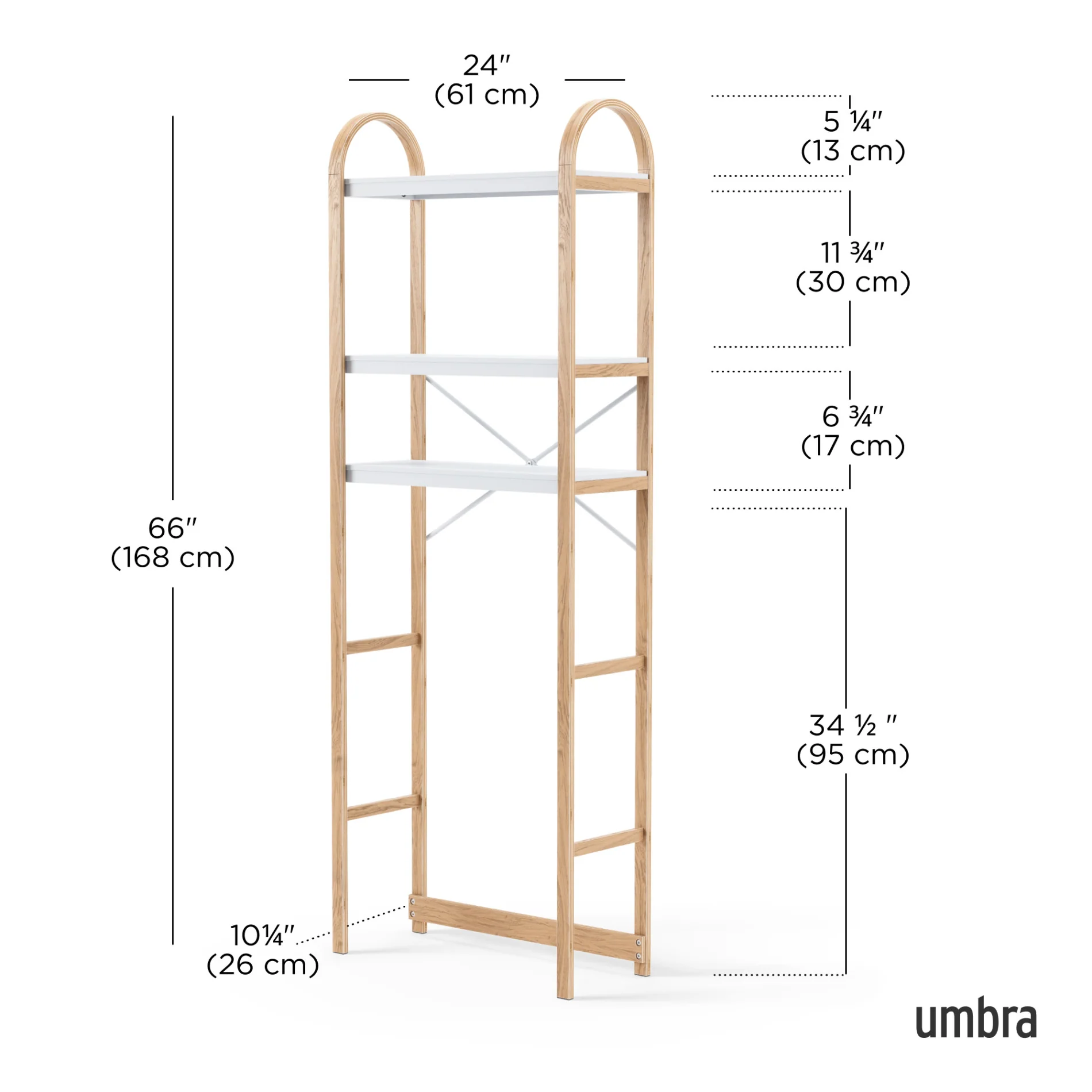 Bellwood Over the Toilet Shelf - Image 17