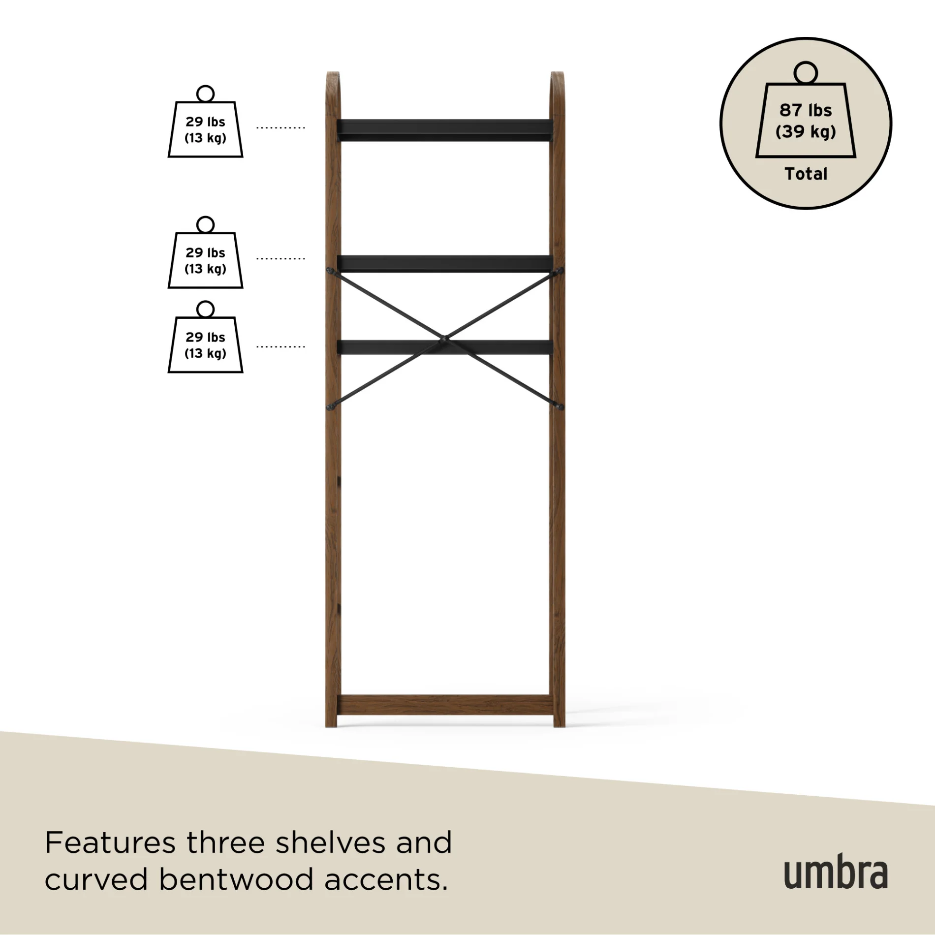 Bellwood Over the Toilet Shelf - Image 6