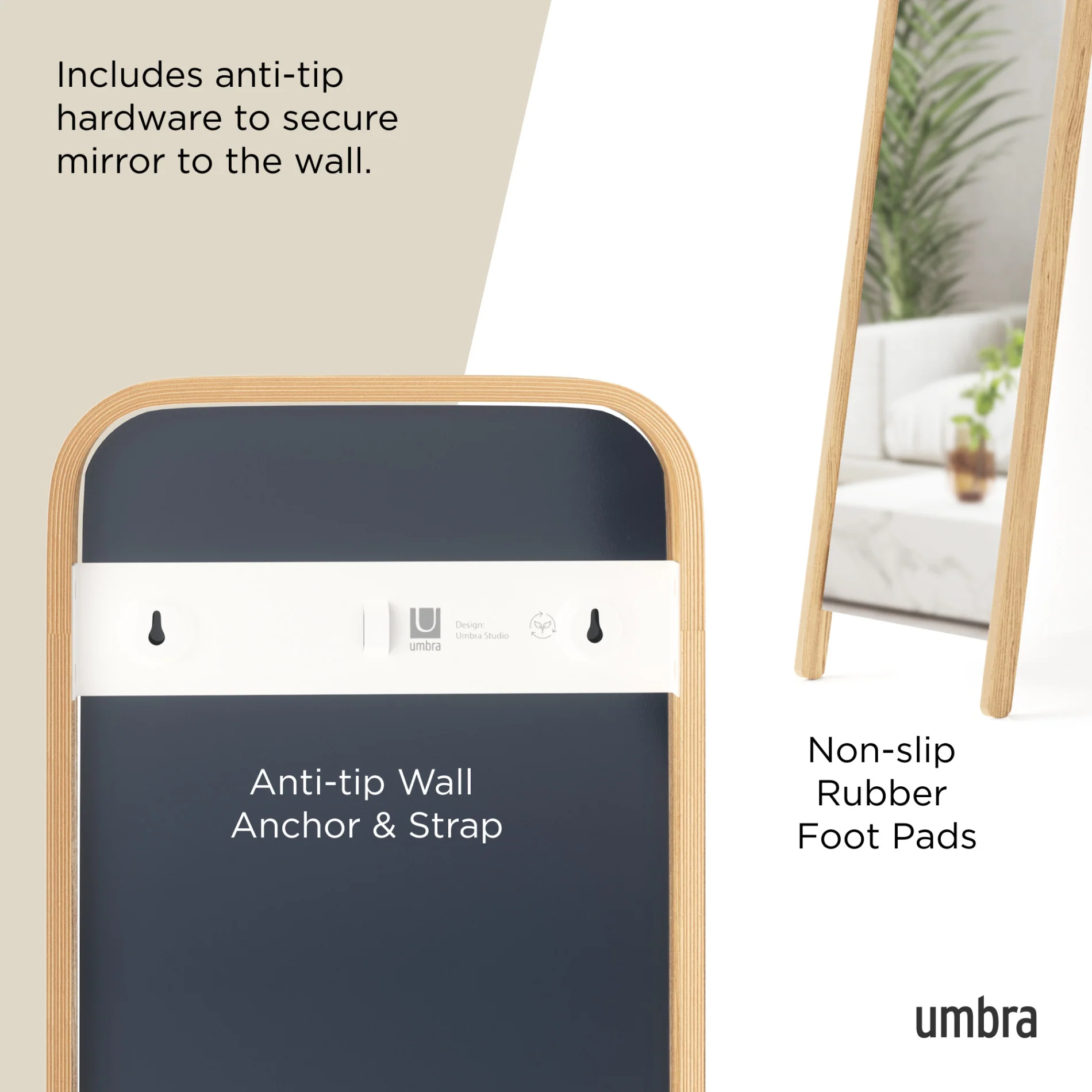 Bellwood Leaning Mirror - Image 6