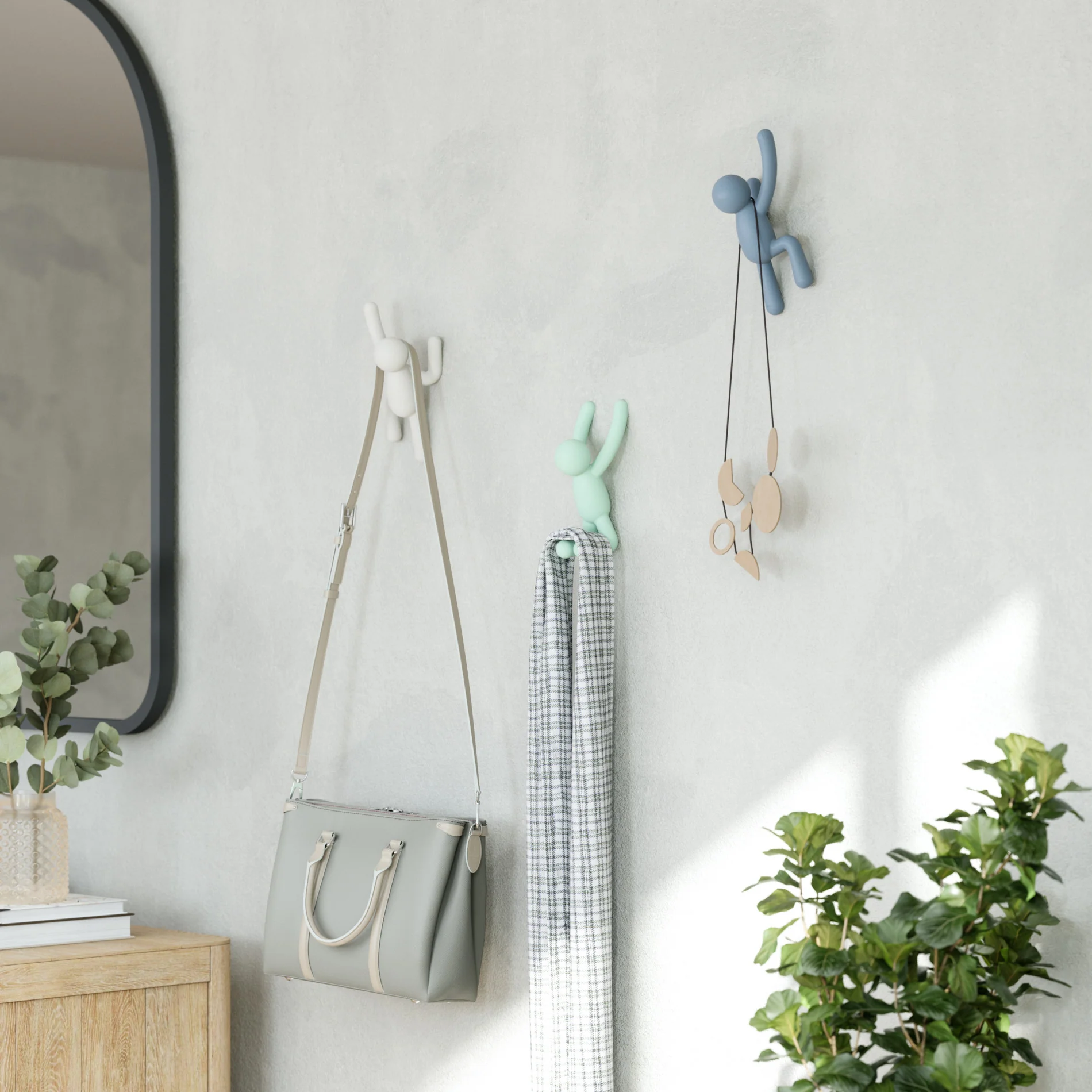 Buddy Wall Hooks, Set of 3 - Image 10