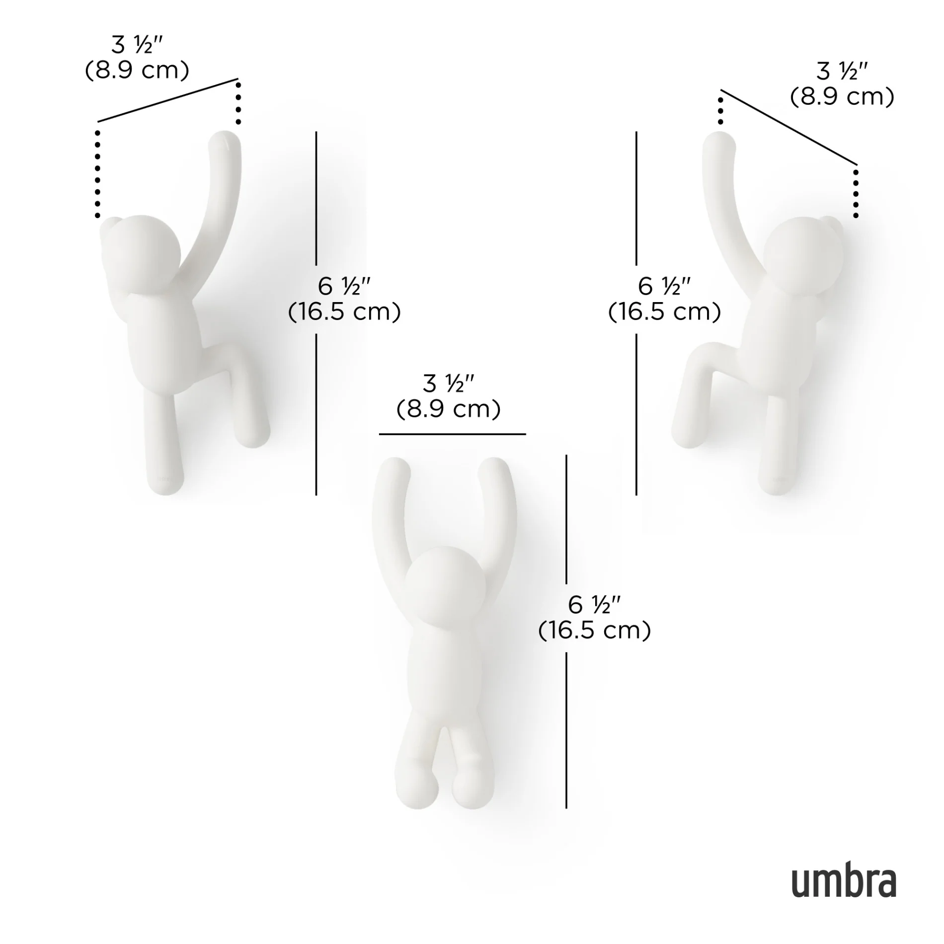 Buddy Wall Hooks, Set of 3 - Image 21