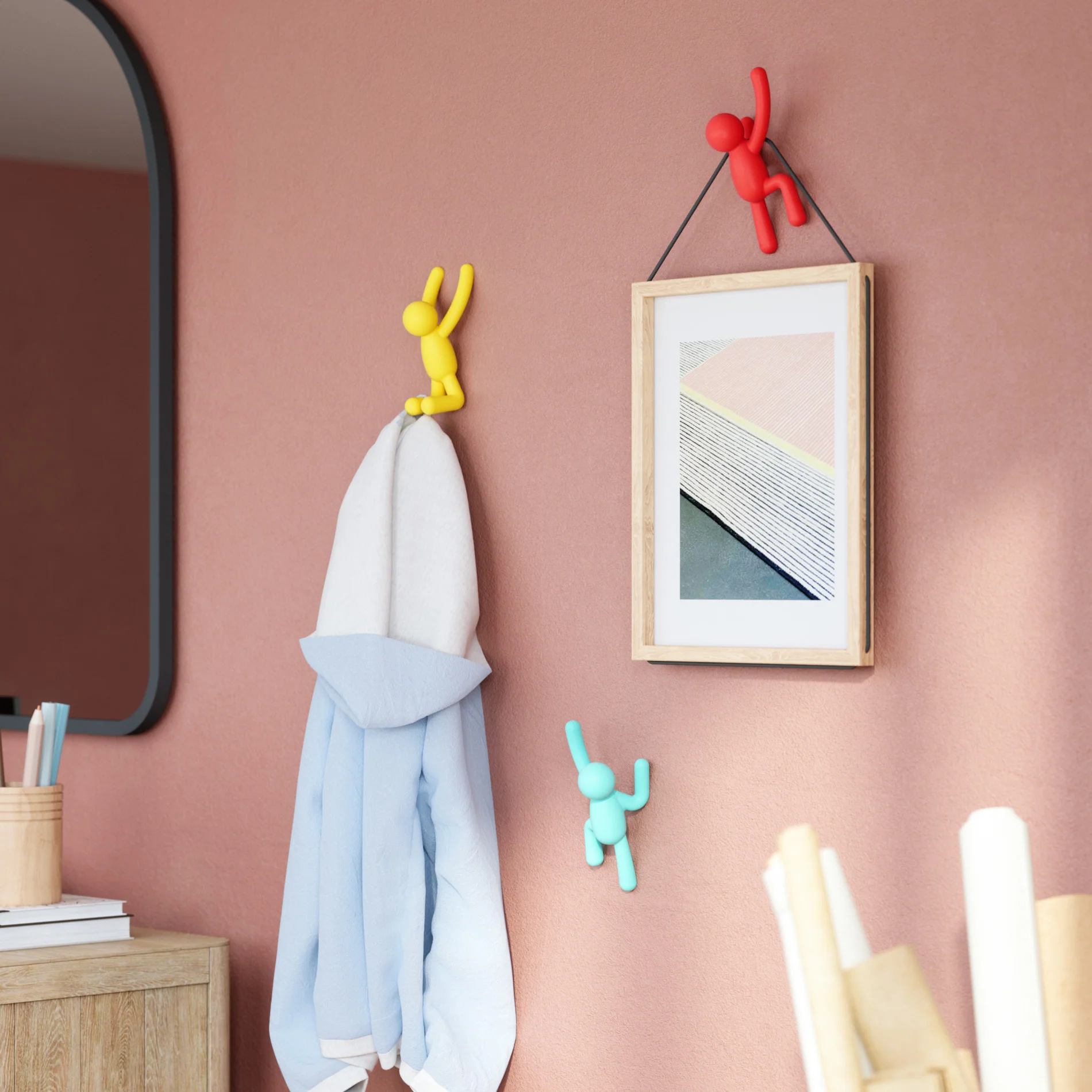 Buddy Wall Hooks, Set of 3 - Image 31