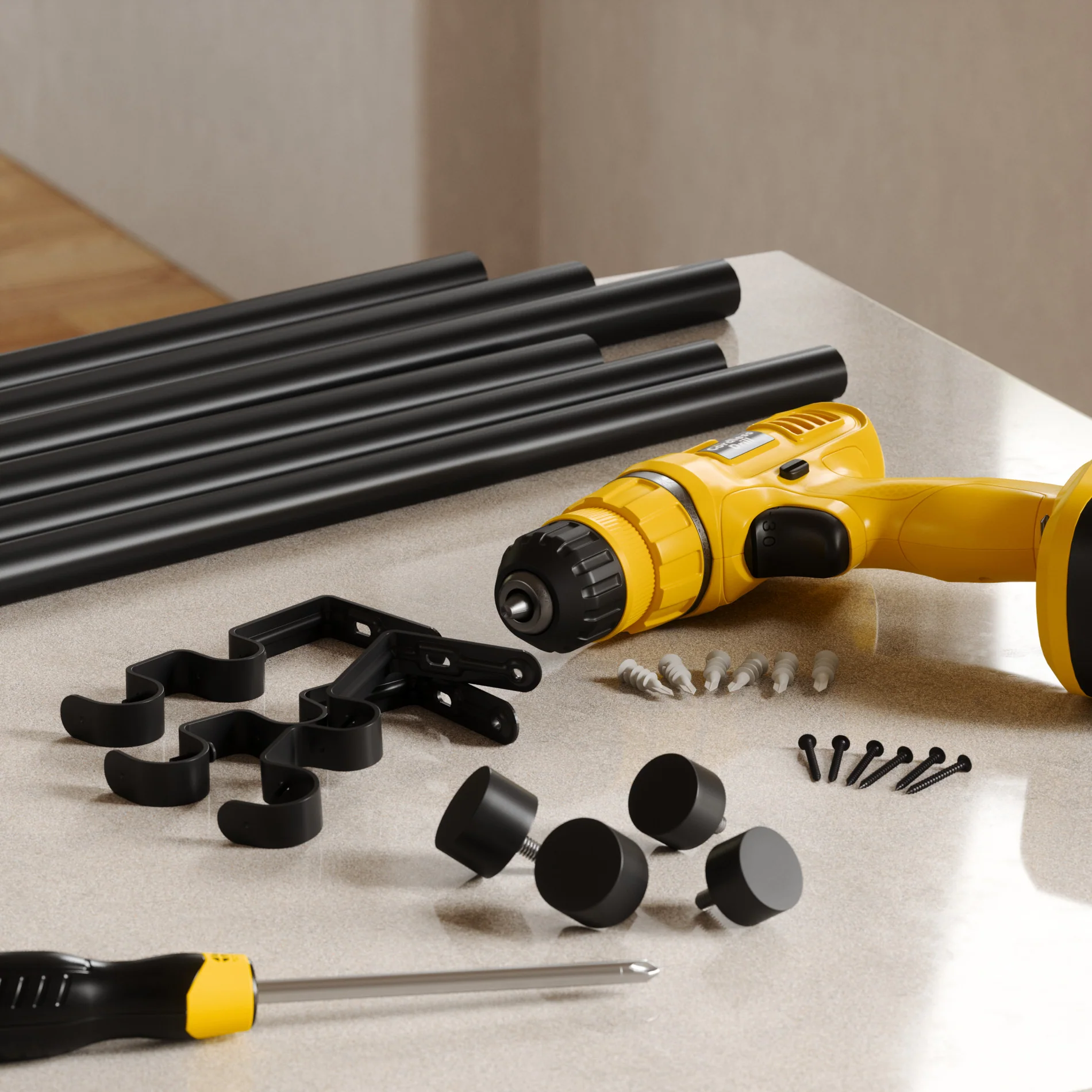 Cappa Double Curtain Rod - Image 21