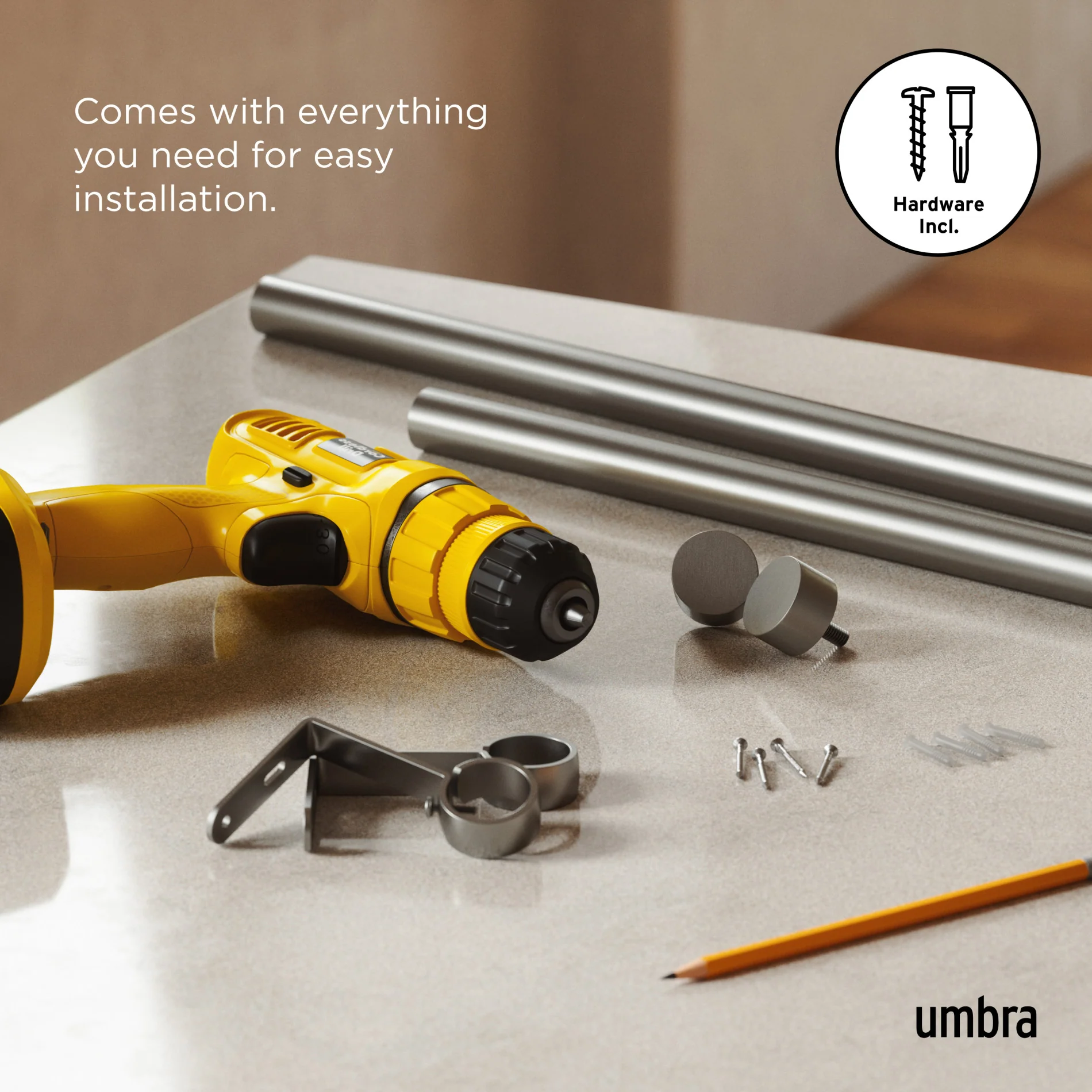 Cappa Double Curtain Rod - Image 53