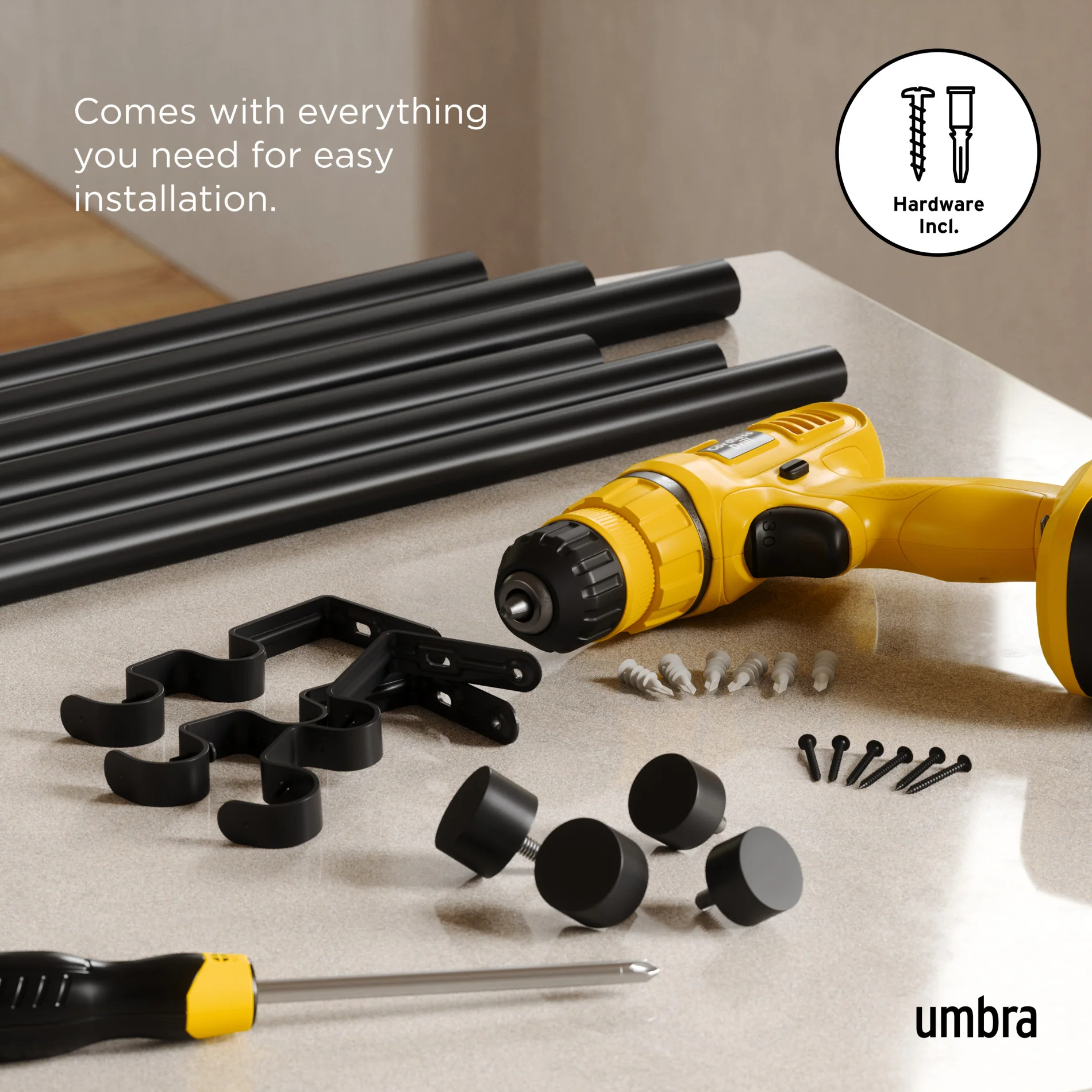 Cappa Double Curtain Rod - Image 65