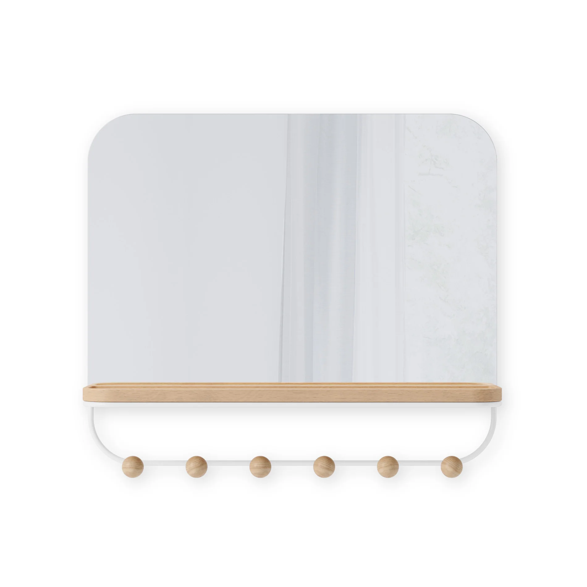 Estique Mirror with Hooks - Image 6