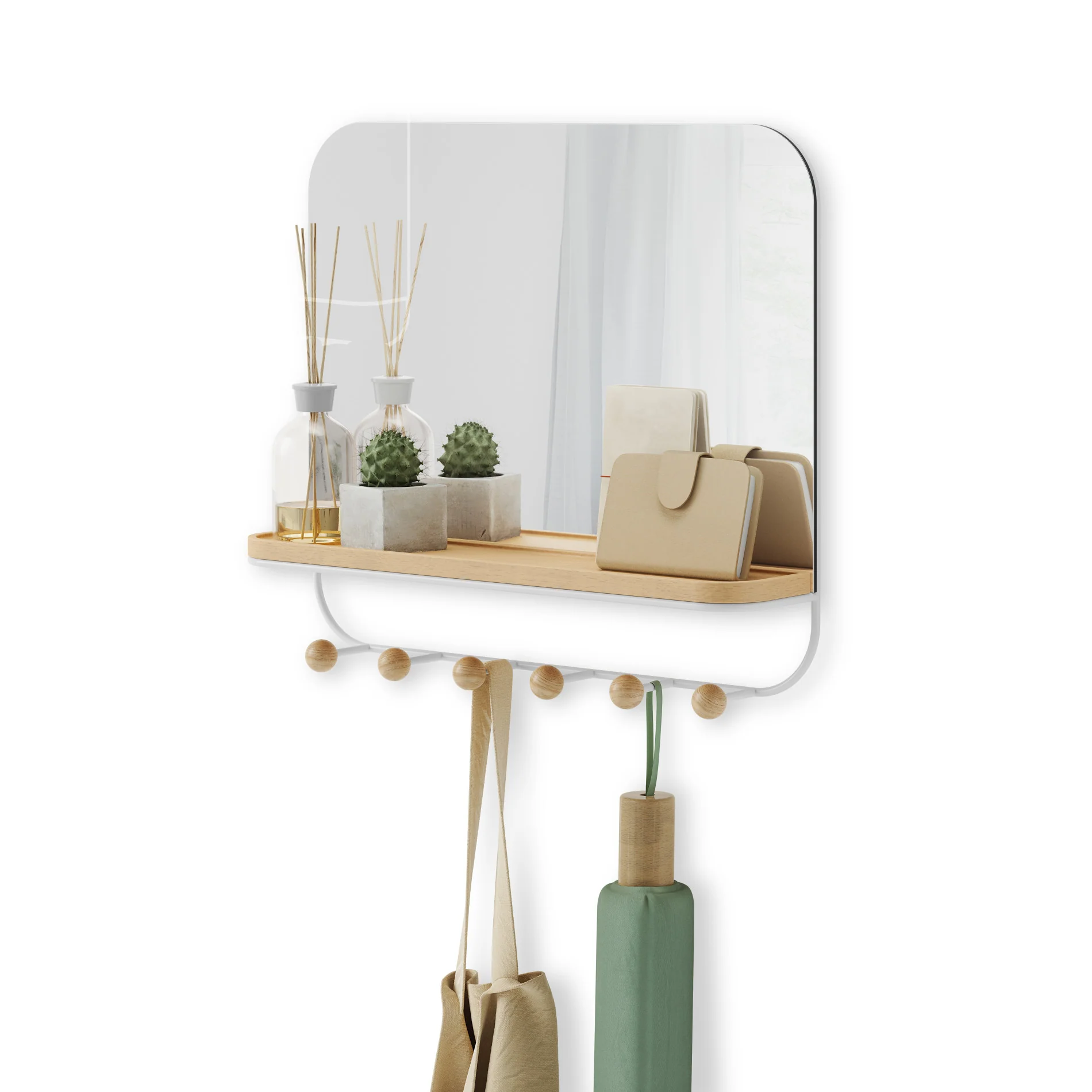 Estique Mirror with Hooks - Image 9