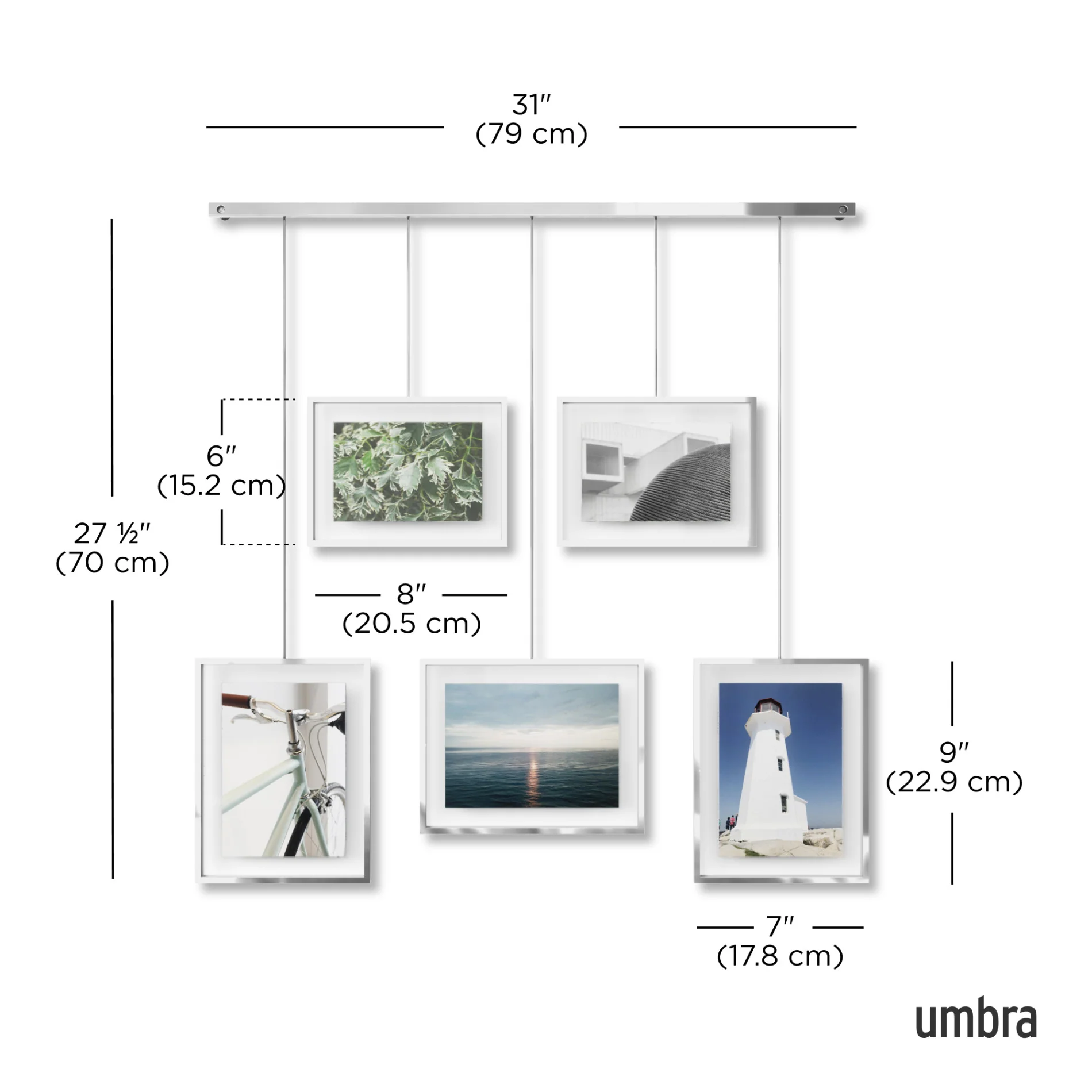 Exhibit Wall Picture Frames, Set of 5 - Image 39