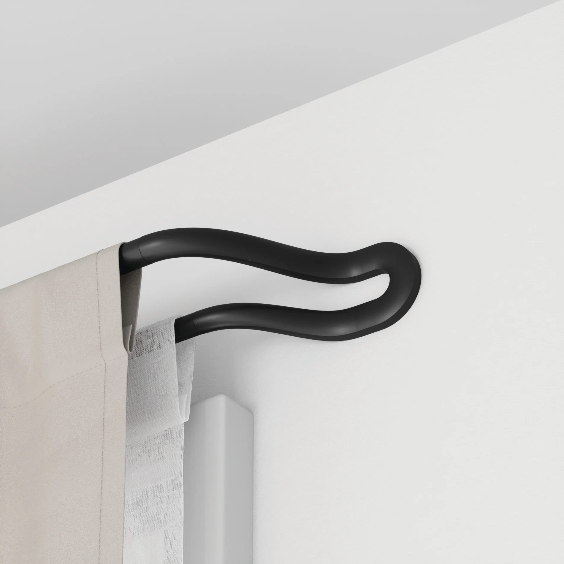 Midnight Blackout Double Curtain Rod - Image 3
