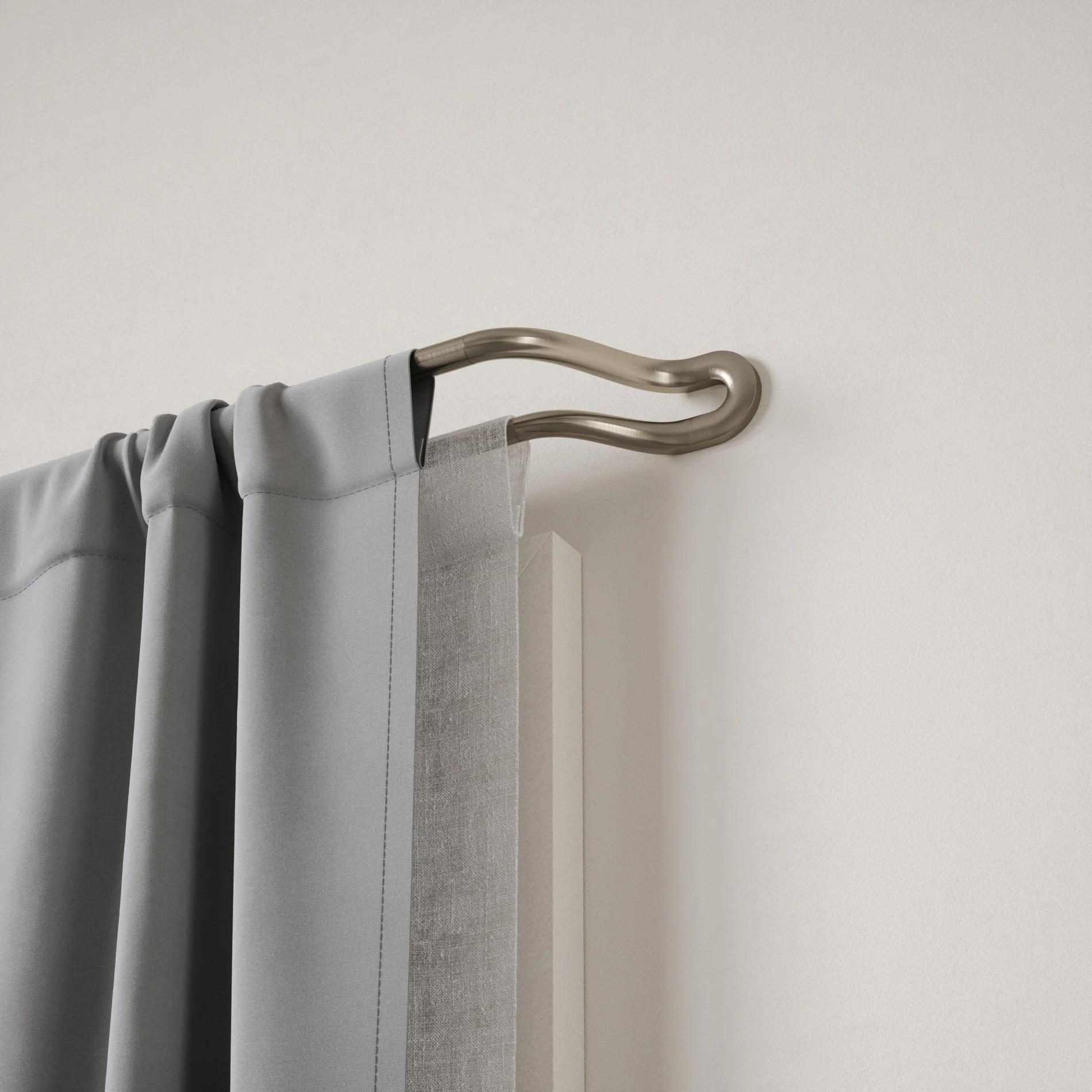 Midnight Blackout Double Curtain Rod - Image 8