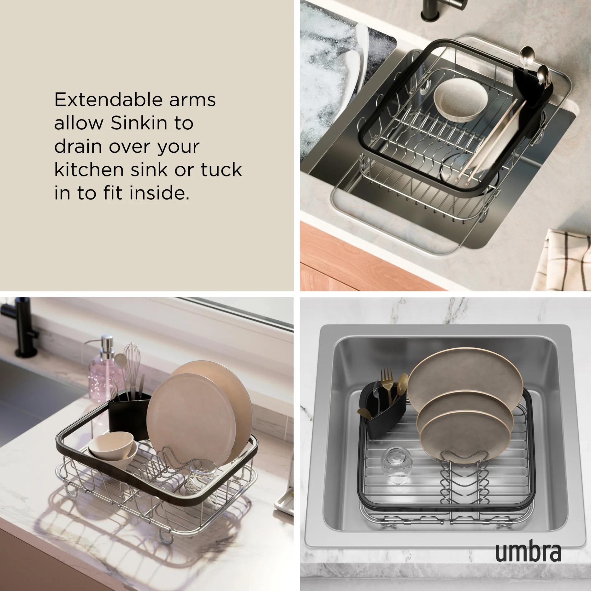 Sinkin Multi Use Dish Rack - Image 13