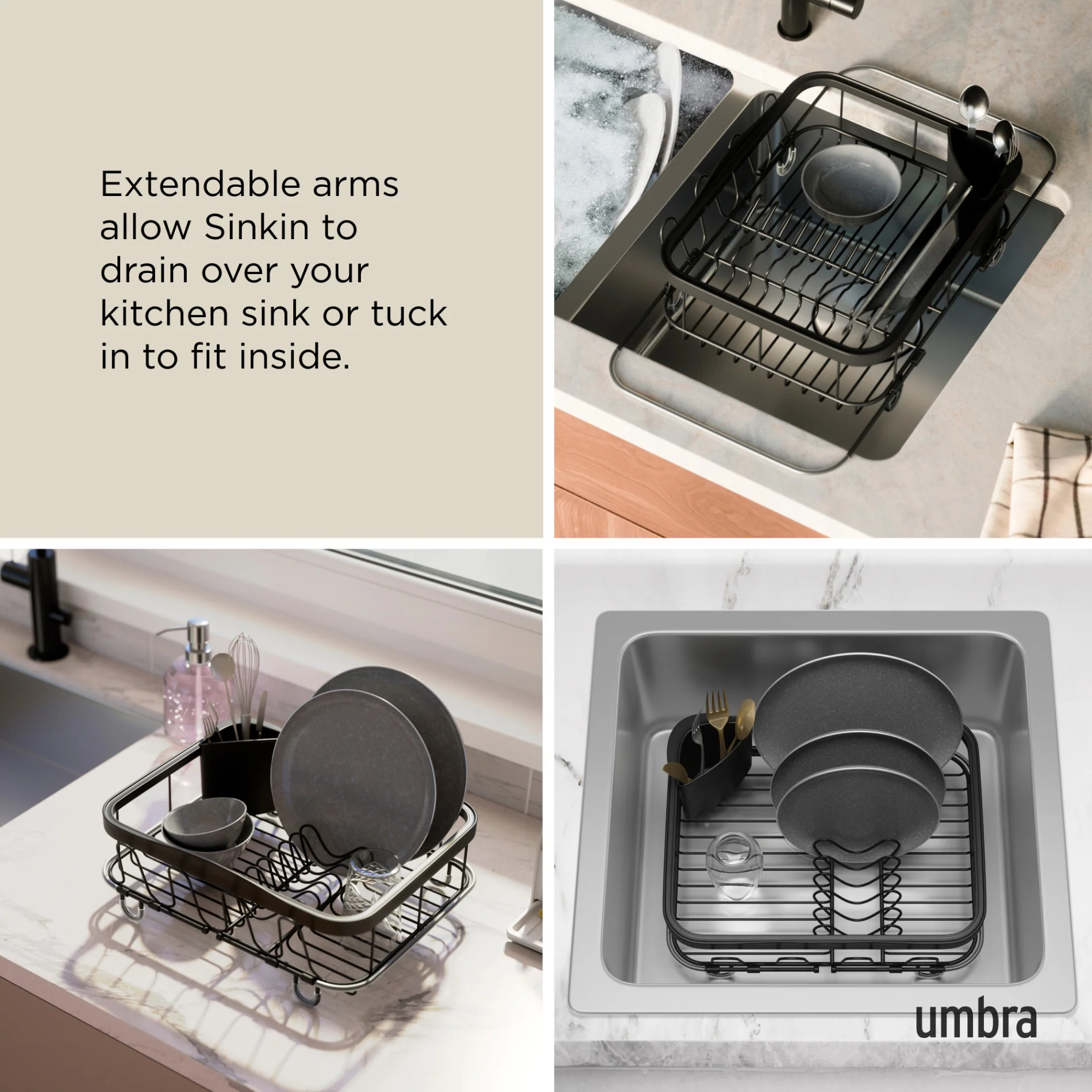 Sinkin Multi Use Dish Rack - Image 5