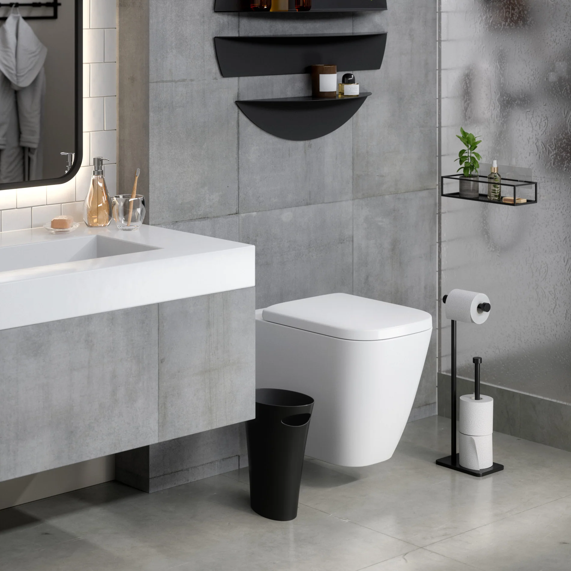 Skinny Trash Can - Image 3