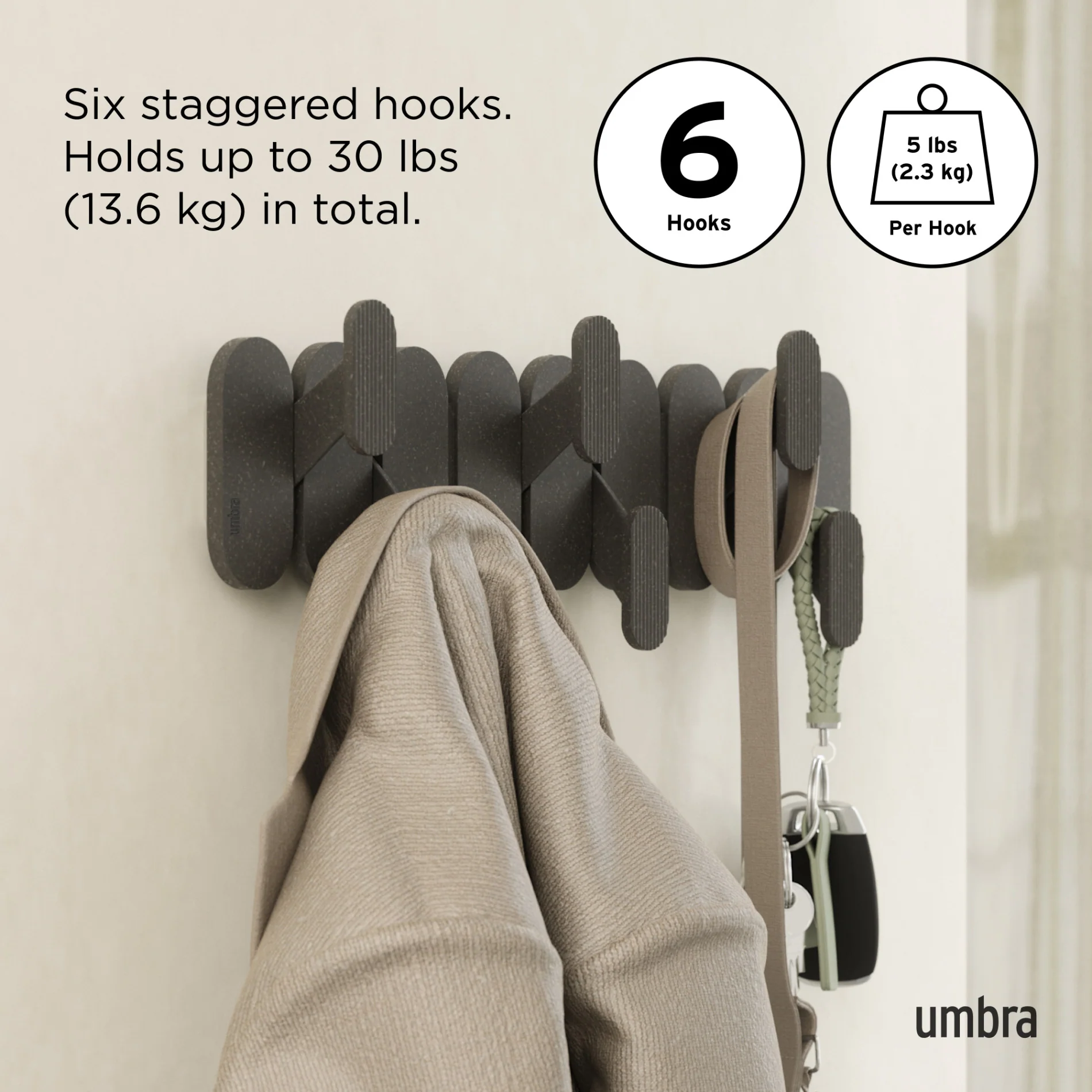 Tempo 6 Wall Hook - Image 7