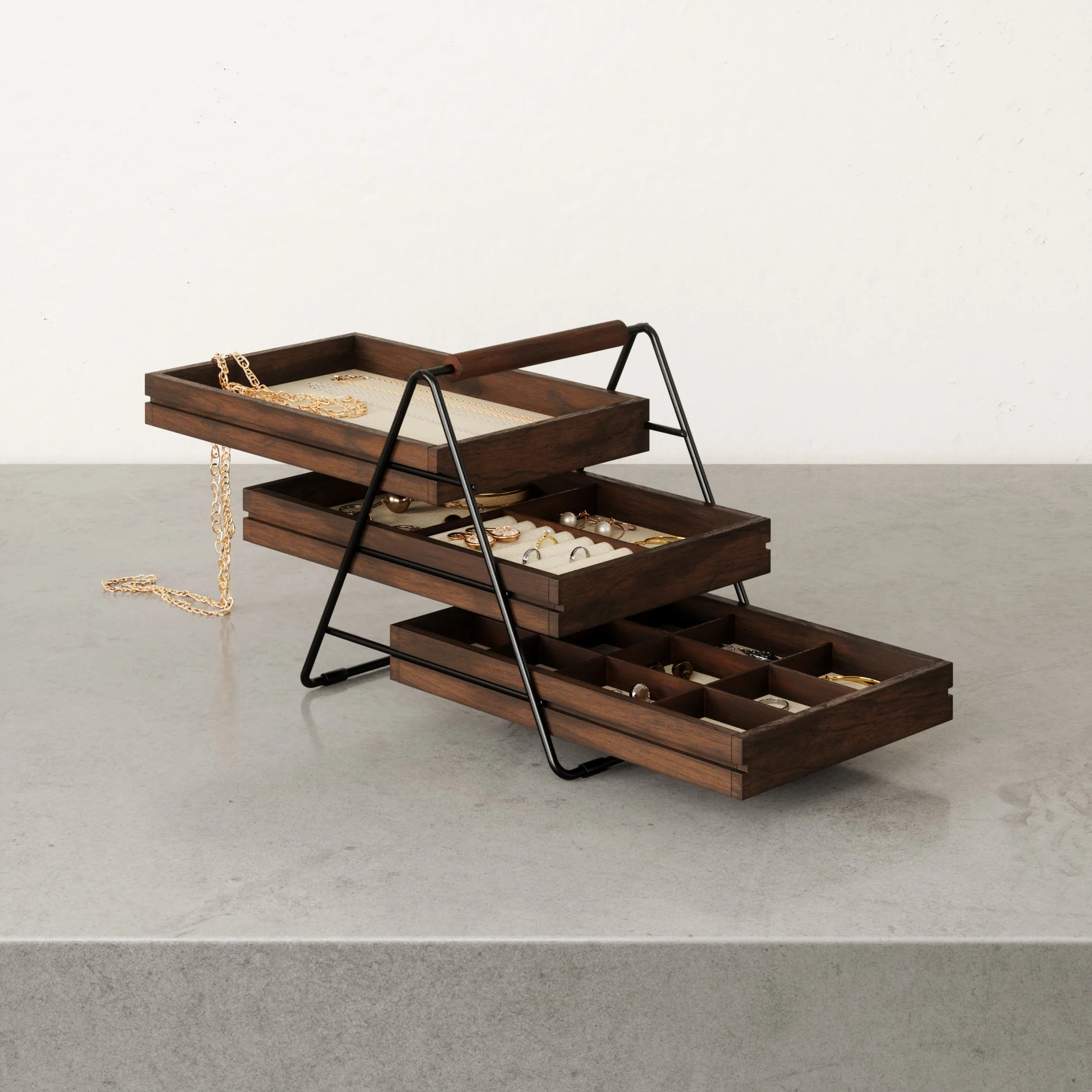 Terrace 3-Tier Jewelry Tray - Image 4