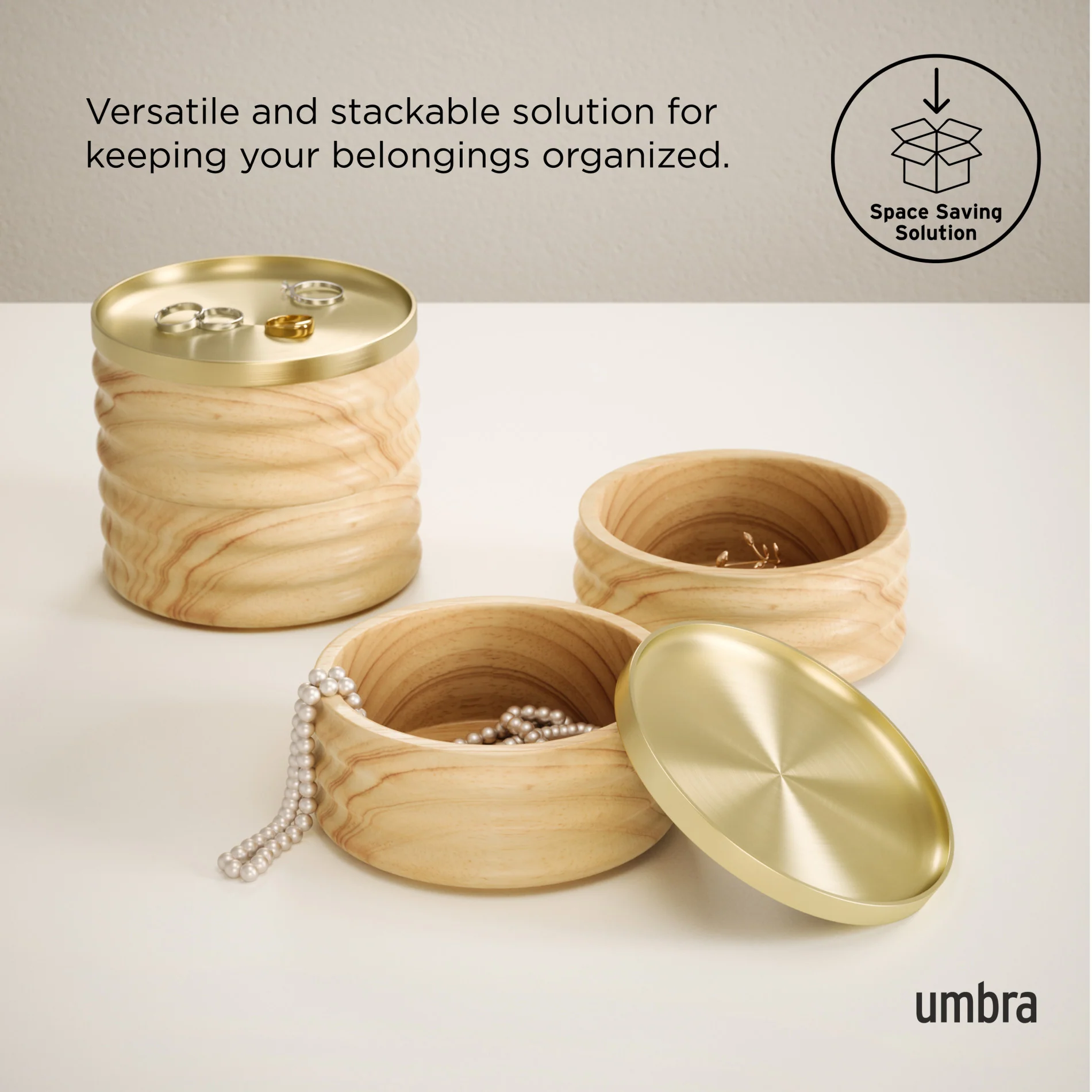 Tesora Wood Storage Box - Image 14