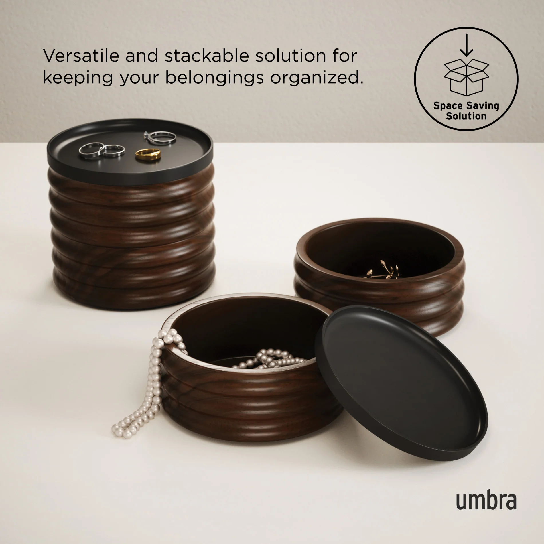 Tesora Wood Storage Box - Image 4