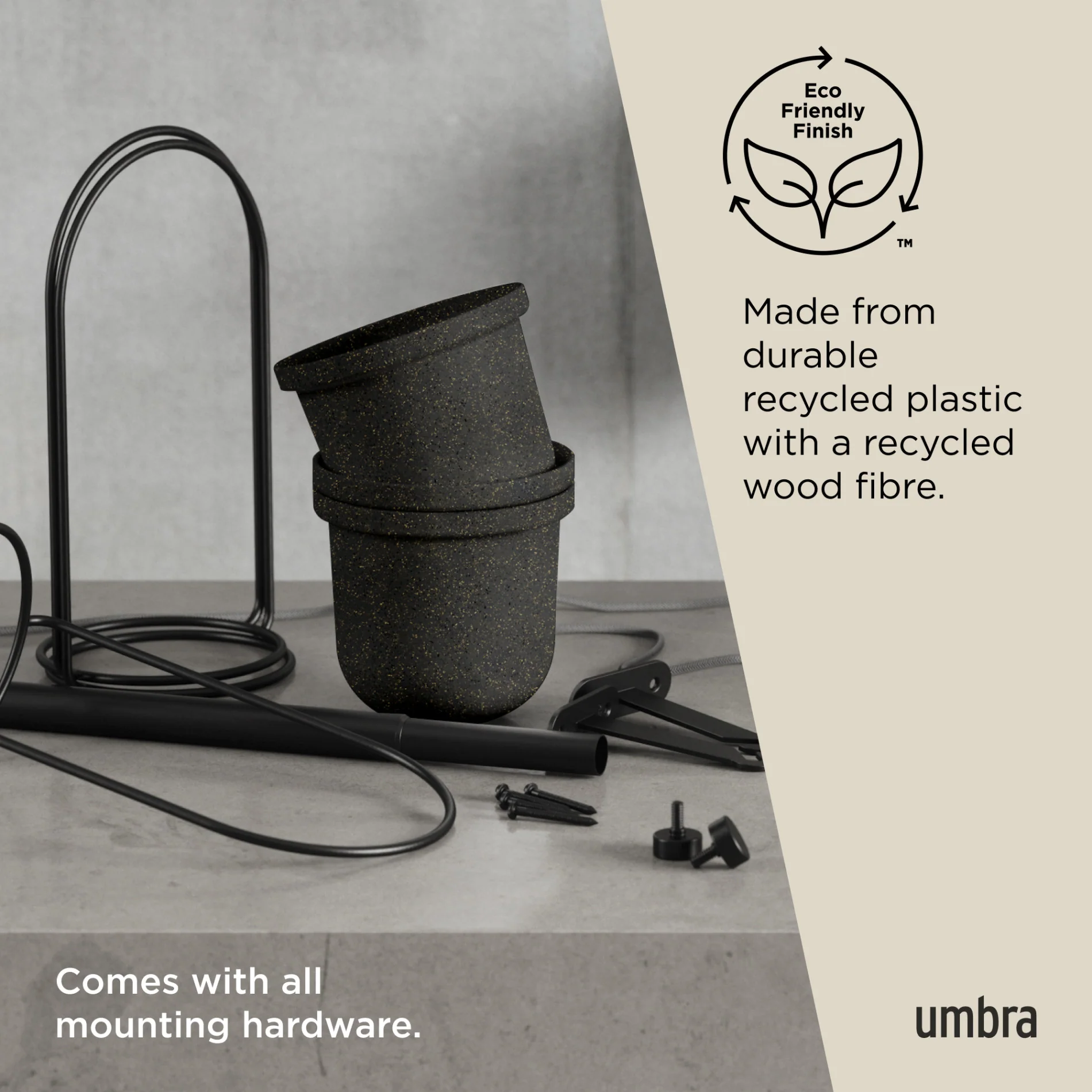 Triflora Hanging Planters, Set of 5 - Image 5