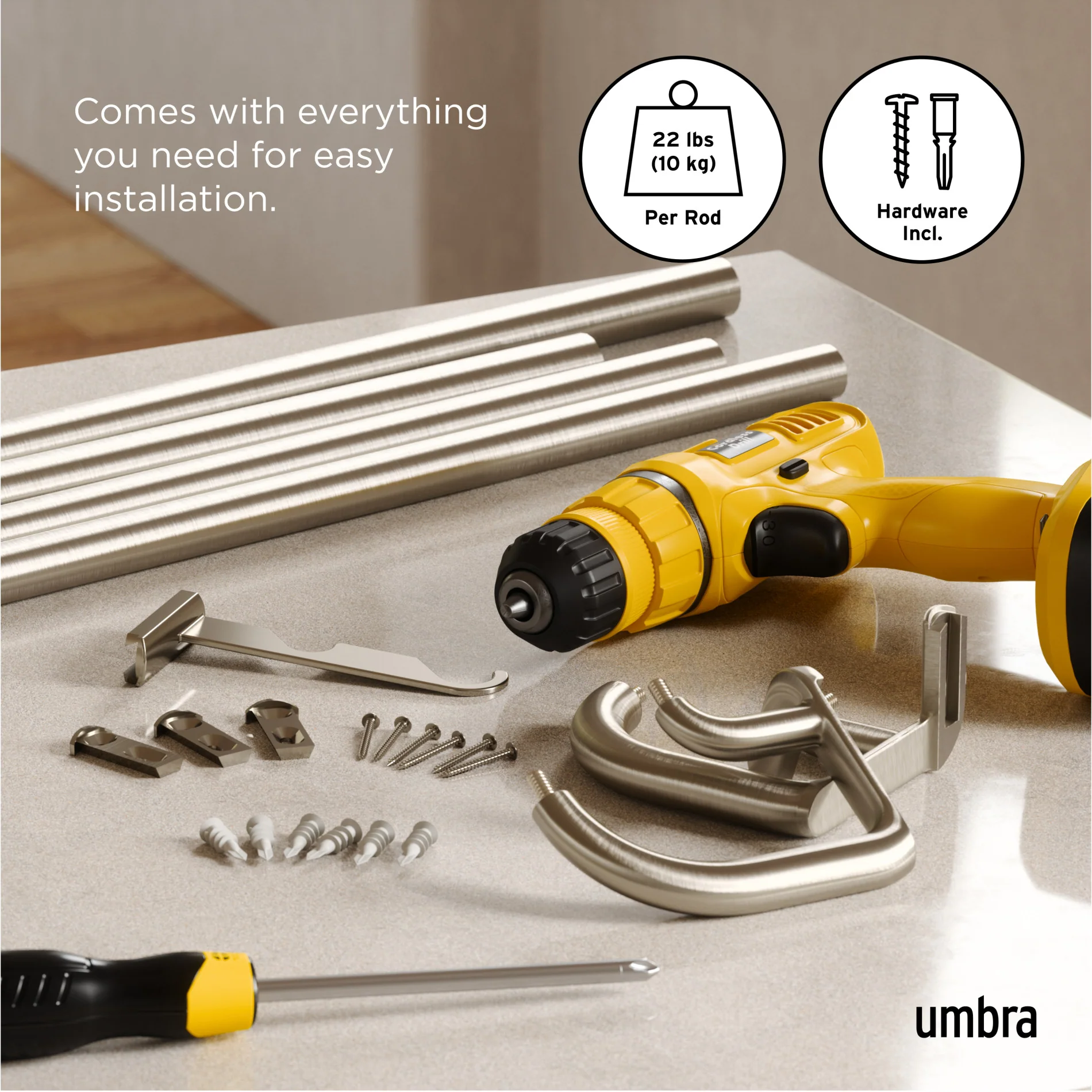 Twilight Double Blackout Curtain Rod - Image 30