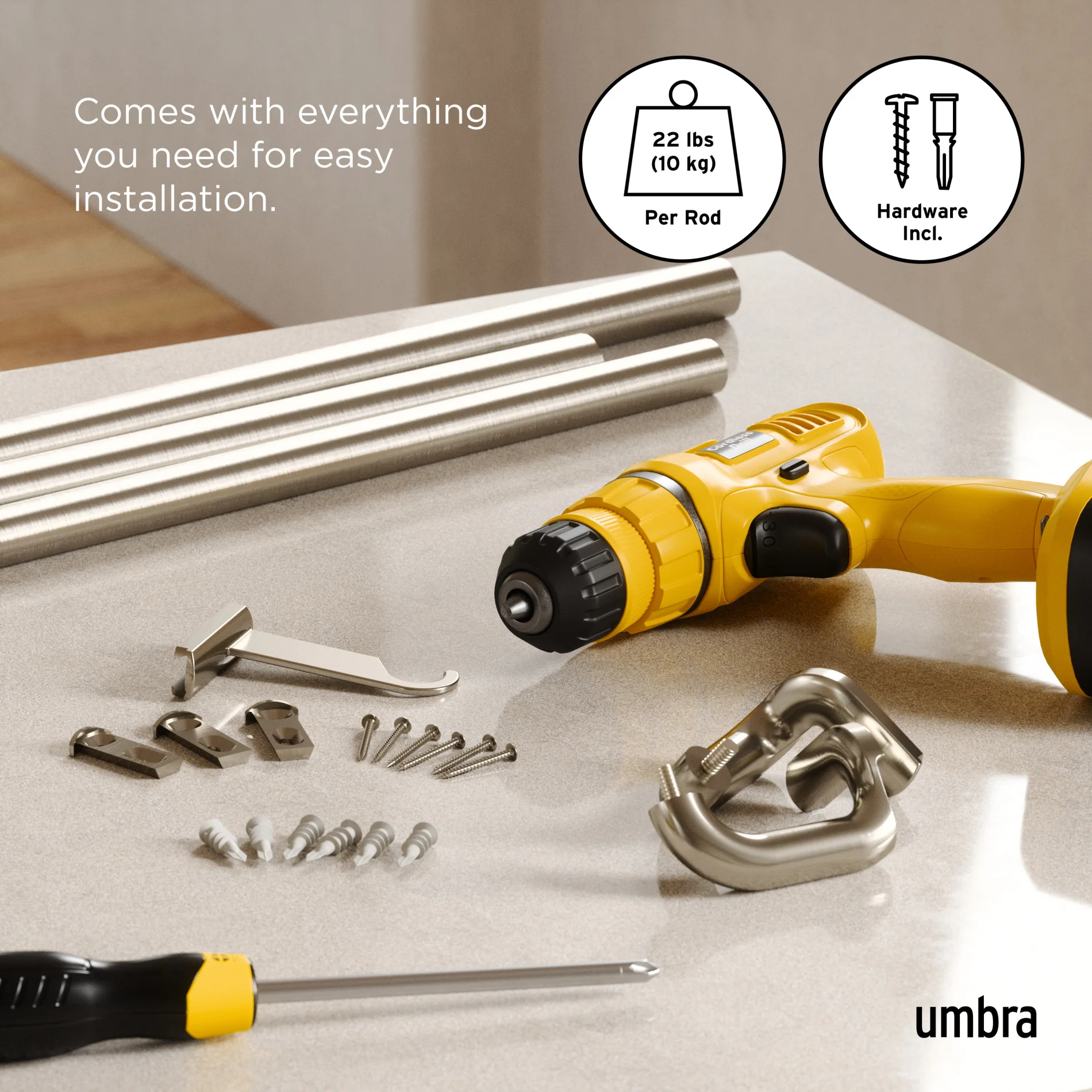 Twilight Blackout Curtain Rod - Image 13