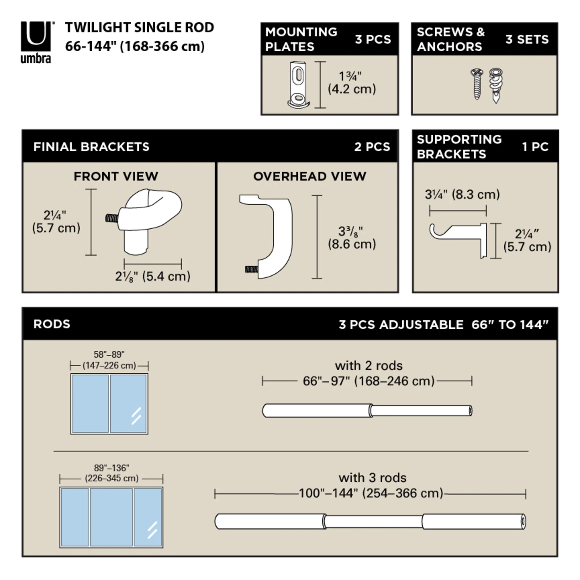 Twilight Blackout Curtain Rod - Image 24