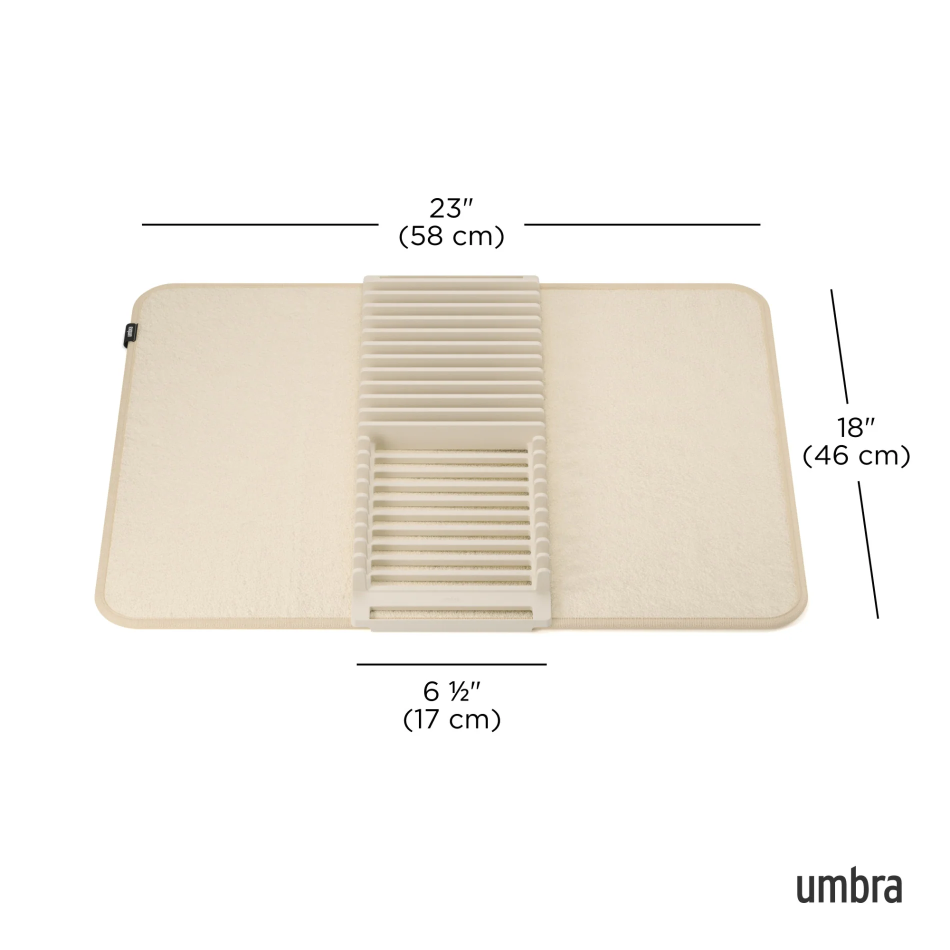UDry Dish Drying Rack with Mat - Image 29