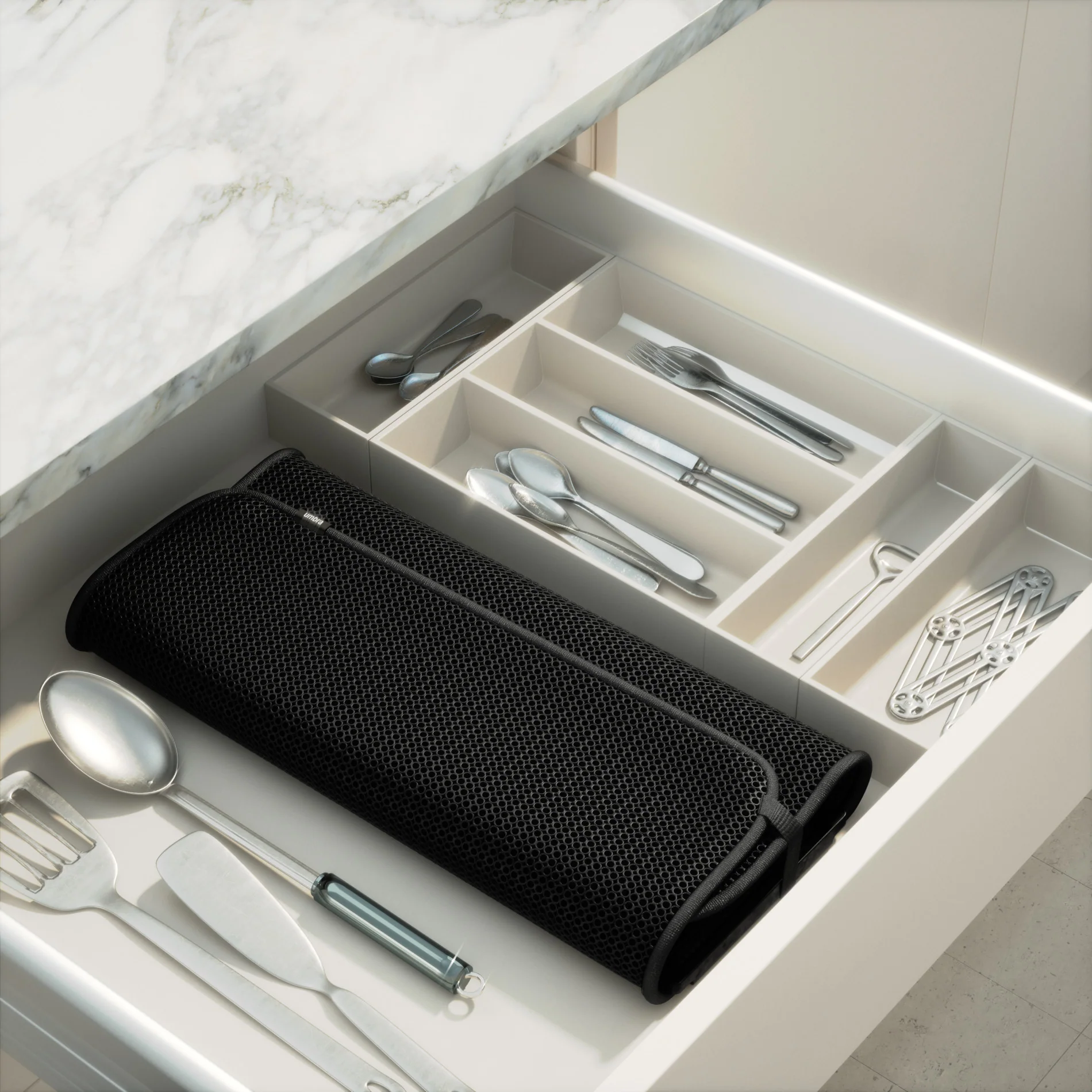 UDry Dish Drying Rack with Mat - Image 33