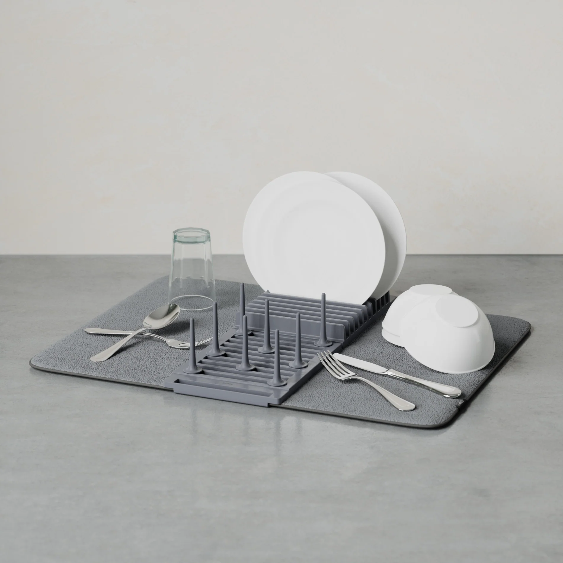 UDry Peg Dish Rack with Mat - Image 4