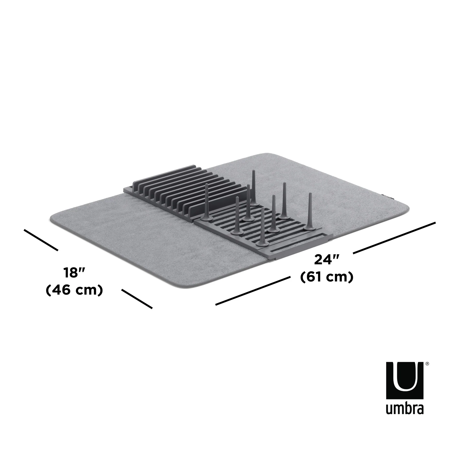 UDry Peg Dish Rack with Mat - Image 8